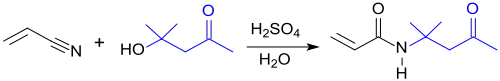 Synthese von Diacetonacrylamid aus Diacetonalkohol