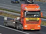 DAF XF mit Schwerlastauflieger