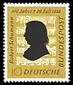Briefmarke der Deutschen Bundespost (1956) zum 100. Todestag
