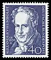 40-Pf-Sondermarke der Deutschen Bundespost (1959) zum 100. Todestag