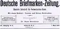 Deutsche Briefmarken-Zeitung von 1893