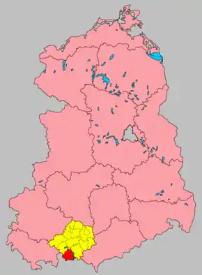 Kreis Lobenstein im Bezirk Gera