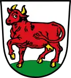 rote Kuh, schreitend: Kühbach