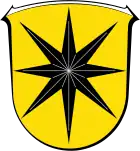 Wappen des ehemaligen Landkreises Waldeck, mit dem klassischen Waldecker Stern