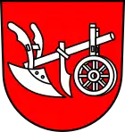Pflug im Wappen von Neuler