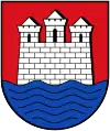 Wappen bis 1973 und seitdem des Ortsteils Seeburg
