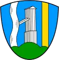 Wappen: li. Schneizlreuth,re. Weißbach an der Alpenstraße vor der Zusammenlegung 1978