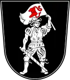 Bauer mit Bundschuh-Fahne (Westheim/Mittelfr.)