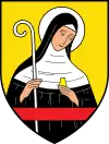 Walburgis im Wappen von Wormbach (Sauerland)
