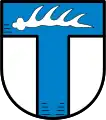 blauer Schild­haupt­pfahl