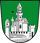 Die Gröneburg auf dem Wappen des ehemaligen Landkreises Melle