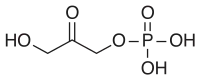 Struktur von Dihydroxyacetonphosphat