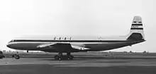 Comet 1 der BOAC am London Heathrow Airport