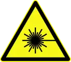 DIN 4844-2 Warnung vor Laserstrahl D-W010