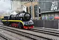 DLM BR 52 8055 umfährt ihren Zug in  Winterthur, im ehemaligen Rangierbahnhof