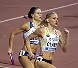 Hanne ClaesRang vier in 55,25 s