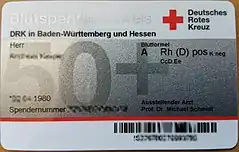 50 bis 99 Blutspenden (Silber)