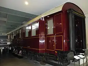 Salonwagen im Museum Odense
