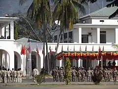 Dekoration in Form der Nationalflagge