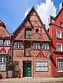 Haus mit historischen Fachwerk aus Lüneburg