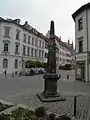 Postmeilensäule Freiberg, Bebelplatz/Petersstraße