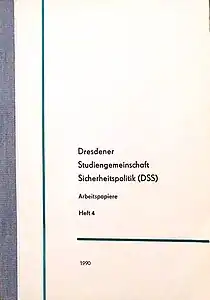 Noch im IWBS-Layout: Erstes Heft der DSS-Arbeitspapiere, Heft 4, Dezember 1990.