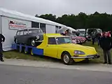 Citroën DS-Eiltransporter; vierachsiger Autotransporter (zweite Modellversion)