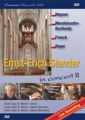 Ornament Records 11475 -
DVD Ernst-Erich Stender in concert II