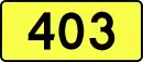 Droga wojewódzka 403