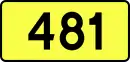 Droga wojewódzka 481