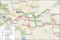 Alternative mit der Station Steintor an der Oberfläche