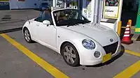 Copen mit offenem Dach