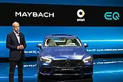 Dieter Zetsche präsentiert den X 290 in Genf.