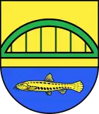 Steinbeißer im Wappen von Dalldorf