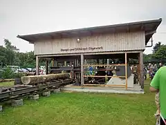 Dampf- und Glühkopf-Sägewerk