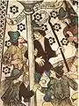 Tanzende Bauern in der Kirche von Härkeberga (Härkeberga kyrka) um 1480