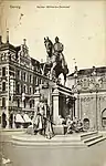 Das Danziger Kaiser Wilhelm-Denkmal von 1903 auf einer zeitgenössischen Postkarte