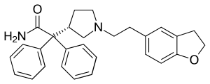Strukturformel von Darifenacin