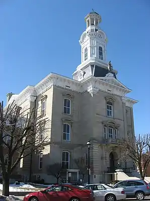 Darke County Courthouse in Greenville, gelistet im NRHP mit der Nr. 76001409