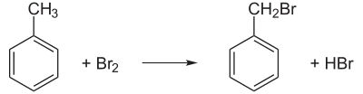 Synthese von Benzylbromid