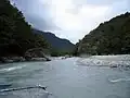Engstelle am Dart River/Te Awa Whakatipu