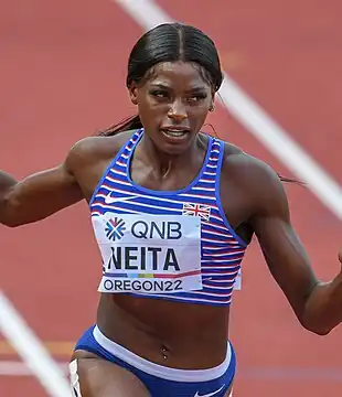 Bronzemedaillengewinnerin Daryll Neita