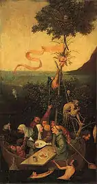 Hieronymus Bosch:Das Narrenschiff, 1480/1516