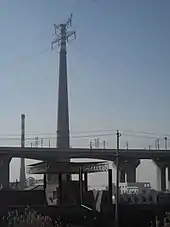257 Meter hoher Betonmast der Yangtse-Überquerung
