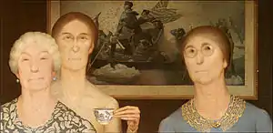 Grant Wood:Daughters of Revolution1932