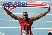 David Oliver – 2008 war er Olympiadritter und nun, fünf Jahre später, wurde er Weltmeister