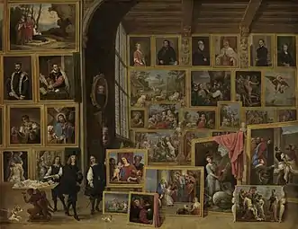Galerie von Erzherzog Leopold Wilhelm in Brüssel, Staatsgalerie im Neuen Schloss Schleißheim, Schleißheim, nach 1556