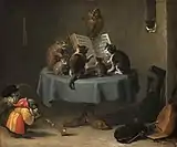 Das Katzenkonzert von David Teniers dem Jüngeren