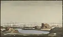 The Battlefields of Ypres – AfterDavid Young Cameron, 1920