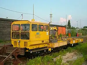 Klv 54-0006 der DBG mit Anhänger Kla 06-0003